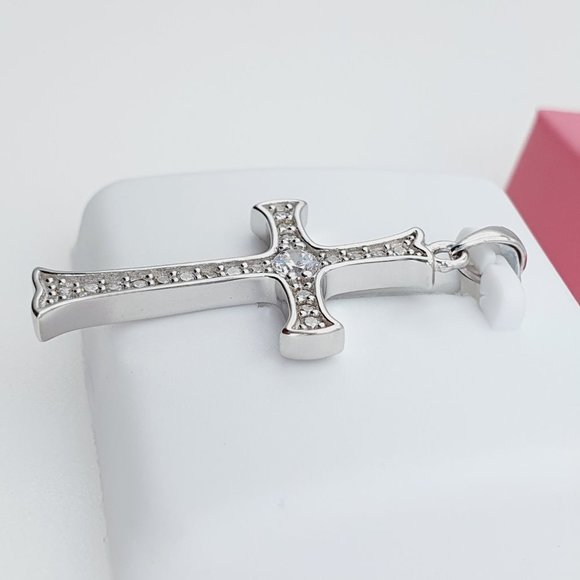 "925 Sterling Silver Cubic Zirconia Pendant,U19254425 - Picture 2 of 11